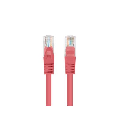 4. PATCHCORD KAT.6 UTP 3M CZERWONY FLUKE PASSED LANBERG 10-PACK