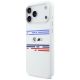 2. Etui BMW M Silicon Horizontal Line MagSafe na iPhone 17 Pro Max- białe