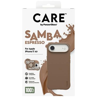 5. Etui CARE by PanzerGlass Fashionable Samba MagSafe na iPhone Air - brązowe