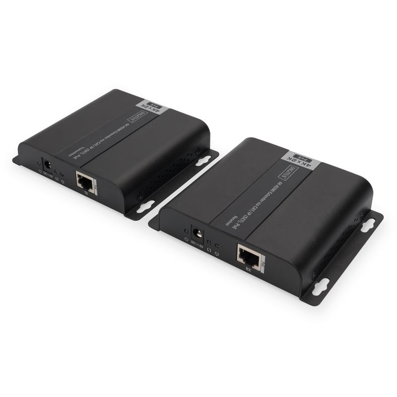 16. Extender HDMI IP/Cat.5/6/7 120m 4K 30Hz UHD PoEHDCP 1.4 IR audio (zestaw)