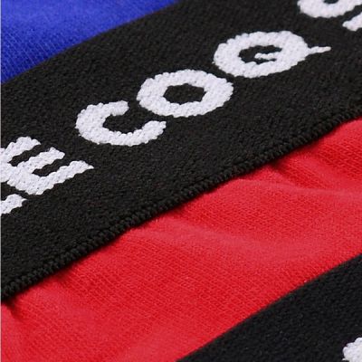 8. Le Coq Sportif bokserki majtki męskie 3PAK czerwone szare granatowe