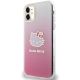 2. Etui Hello Kitty IML Gradient Electrop Kitty Head na iPhone 11 / Xr - różowe