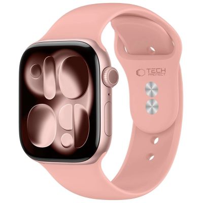 Pasek Tech-Protect Silicone na Apple Watch 44 / 45 / 46 / 49 mm - różowy
