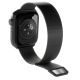 7. Pasek ze stali nierdzewnej Puro Milanese do Apple Watch 38 / 40 / 41 mm - czarny