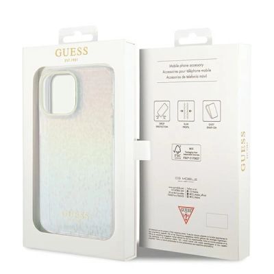8. Etui Guess IML Faceted Mirror Disco Iridescent na iPhone 13 Pro / 13 - wielokolorowe