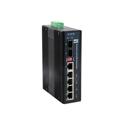 3. Przełącznik LevelOne Industrial GB 6-portowy/IP30+DIN 1Gbps