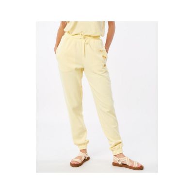 6. Spodnie RIP CURL Re-Entry Trackpant - jasny żółty