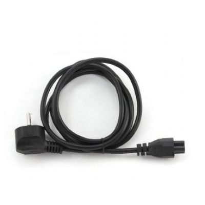 2. GEMBIRD KABEL ZASILAJĄCY DO NOTEBOOKA KONICZYNKA CEE 7/7 -> C5 (3 PIN) VDE 1.8M, CZARNY