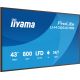 10. iiyama LH4366UHSB-B1AG signage display Płaski panel Digital Signage 109,2 cm (43") LCD Wi-Fi 800 cd/m2 4K Ultra HD Czarny Procesor wbudowany Android 24/7