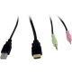 4. Inter-Tech AS-42HA HDMI przełącznik KVM Czarny