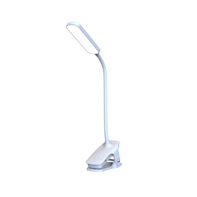 3. Mini lampka LED Wozinsky VT-02 przewodowa do czytania z klipsem i kablem USB-C 80 cm - biała