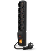 Listwa zasilająca Acar F5 PRO (3m ; czarny)