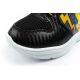 6. Leomil buty sportowe dziecięce sneakersy Pokemon lekkie na rzep LED czarne żółte