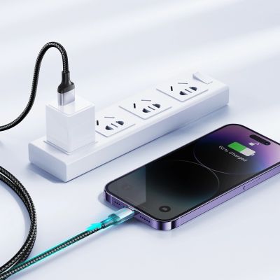 8. Kabel Joyroom Extraordinary Series A10 USB-A / Lightning 2.4A 1.2 m - czarny