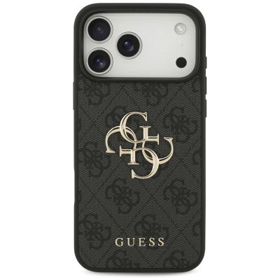 3. Etui Guess 4G Big Logo na iPhone 17 Pro Max / 18 Pro Max - czarne
