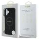 8. Etui Guess Saffiano Classic Logo MagSafe na iPhone 16 - czarne