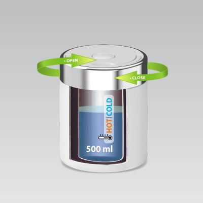 4. Termos obiadowy 500 ml MR-1649-50-WHITE MAESTRO