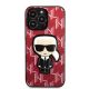 3. Etui Karl Lagerfeld Monogram Ikonik Patch na iPhone 13 Pro Max - czerwone