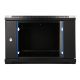 Extralink LITE 6U 530X400 WALL-MOUNTED RACKMOUNT CABINET BLACK Stojak wolnostojący/ścienny/podłogowy Czarny