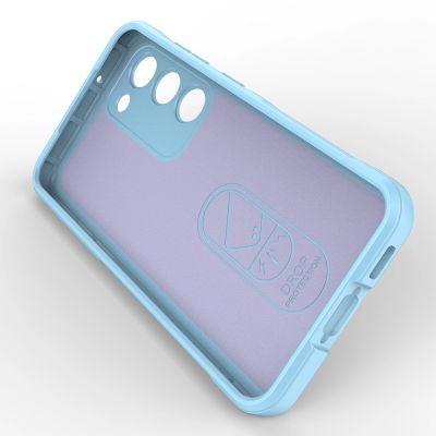 21. Magic Shield Case etui do Samsung Galaxy S23+ elastyczny pancerny pokrowiec niebieskie