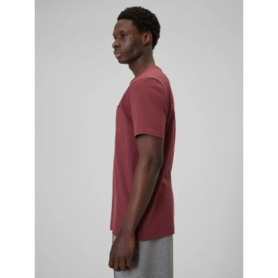 6. T-shirt regular gładki męski 4F 4FRSS26TTSHM3637-60S