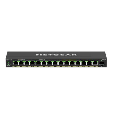11. Switch Netgear GS316EP-100PES 16p PoE 180W* (PoE+: 15p) Unmanaged Gigabit