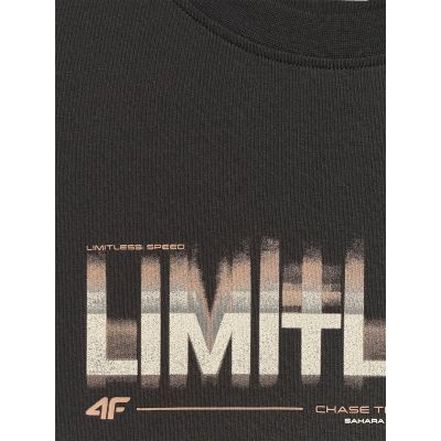 6. T-shirt regular z nadrukiem męski 4F 4FRSS26TTSHM4227-20S