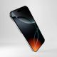 5. Szkło hybrydowe Puro Flexible Glass D3O z czarną ramką do iPhone 16 Pro