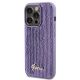 2. Etui Guess Sequin Script Metal na iPhone 15 Pro Max - fioletowe