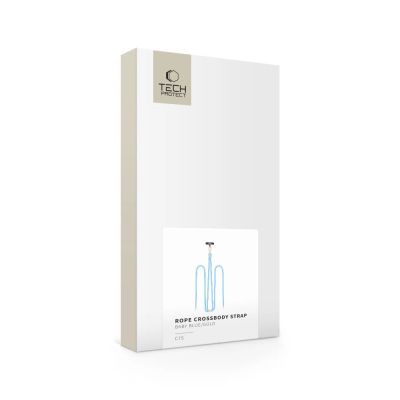 4. Smycz Tech-Protect C7S Rope Crossbody Strap - błękitne