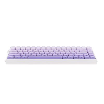 13. Klawiatura gasket HERO84 HE White+Purple+Gradient+LIGHT JadeKing switch RGB AULA