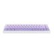 13. Klawiatura gasket HERO84 HE White+Purple+Gradient+LIGHT JadeKing switch RGB AULA