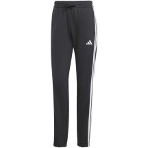 Spodnie damskie adidas Essentials 3-Stripes French Terry Cuffed czarne JD5302