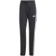 Spodnie damskie adidas Essentials 3-Stripes French Terry Cuffed czarne JD5302