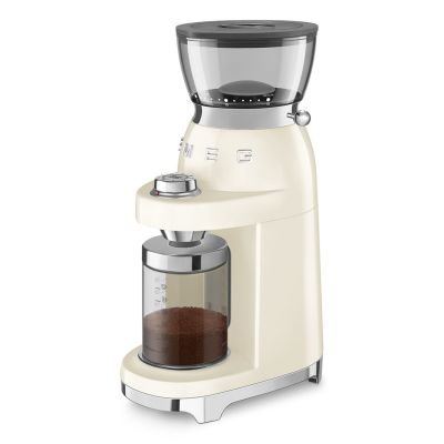 19. Smeg CGF03CREU młynek do kawy 150 W Kremowy