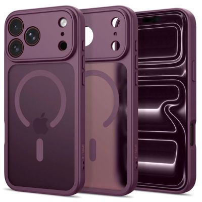 Etui Tech-Protect BasicMag MagSafe na iPhone 17 Pro Max / 18 Pro Max - burgundowe matowe