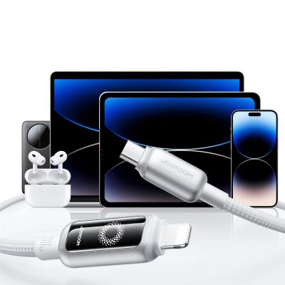 10. Kabel Joyroom S-A55 StarFlight 30W USB-C - Lightning 1,2m - biały
