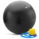 9. Piłka fitness Meteor 55 cm czarna