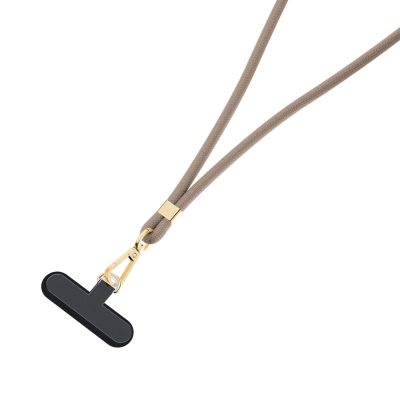 4. Smycz do smartfona 3mk EasyClip Elite - beżowa