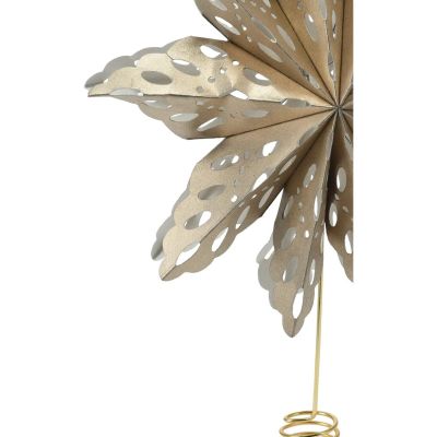 3. CZUBEK CHOINKOWY GWIAZDA 30CM PAPIEROWA ZŁOTY