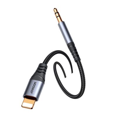 5. Kabel Joyroom Audio Transfer Series SY-A06 mini jack 3,5 mm / Lightning 1,2m - czarny