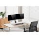 6. Neomounts FPMA-D860DBLACK uchwyt / stojak do monitorów 68,6 cm (27") Biurko Czarny