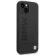 5. Etui BMW Silicone Signature Logo MagSafe na iPhone 14 Plus - czarne
