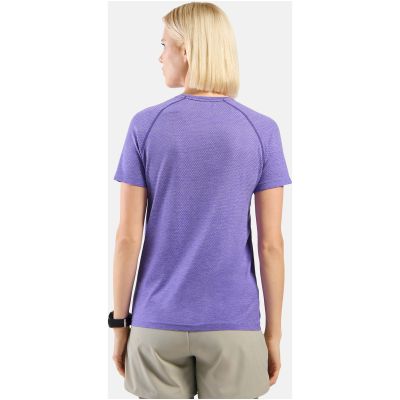 3. Koszulka damska Odlo ESSENTIAL SEAMLESS T-shirt crew neck s/s fioletowa