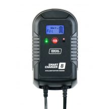 Prostownik SMART CHARGER 8 LCD, napięcie ładowania: 6/12 V, prąd ładowania: 4/8A, napięcie zasilania: 230V, rodzaj akumulatora: AGM/GEL/MF/WET