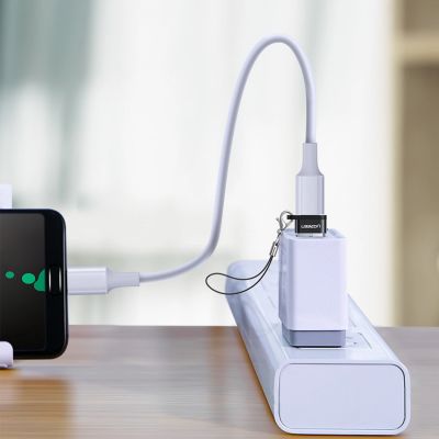 3. Adapter Ugreen US280 50568 USB-C 3.1 (żeński) / USB-A 2.0 (męski) - czarny