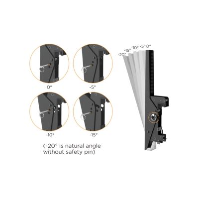 3. Uchwyt sufitowy do 2 wyświetlaczy LCD - Plastik, Aluminium, Stal, Srebrny - Rozmiar ekranu: 114.3-139.7 cm (45-55'')