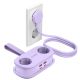2. Listwa zasilająca Orico AP3 65W GaN 6w1 2x AC + 2x USB-A + 2x USB-C - fioletowa