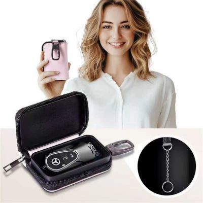 2. Etui na kluczyki samochodowe Tech-Protect KLR300 blokujące RFID - różowe