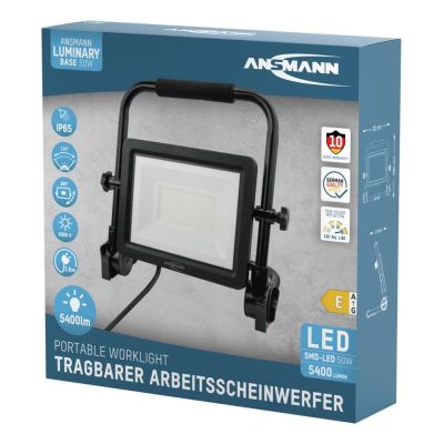 7. Lampa przemysłowa Ansmann FL50W-AC Industrial light EEC E (A - G) 50 W 5400 lm Daylight white 1600-0627